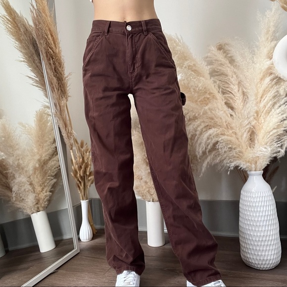 Garage Pants - Garage Carpenter Cargo Pants Brown Walnut Brownie Size 00
